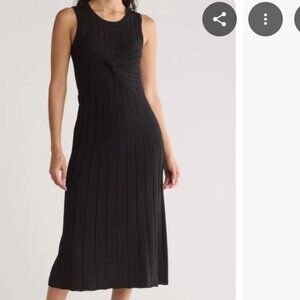 BCBG Sleeveless Midi Sweater Dress